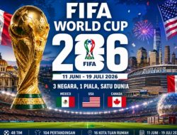 Piala Dunia FIFA 2026 Resmi Bergulir 11 Juni, Diikuti 48 Tim dan 104 Pertandingan